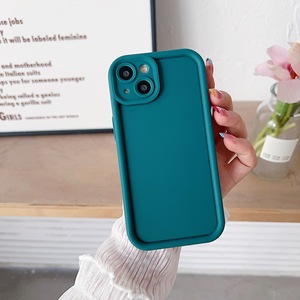 IPhone 17 Pro Max用の新しいカメラ保護バック電話カバーエアソフトTPUソリッドカラーアンチドロップ電話ケース - Product Image 1