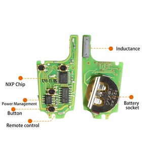 Xhorse 3-Tasten-Draht Fernbedienungen Autos chl üssel Universal fernbedienung XNBU01EN Mercedes Benz BMW Kompatibler VVDI Key Tool MAX Programmierer - Product Image 1