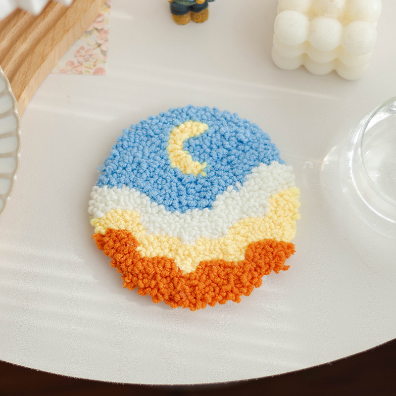 Kit de Manualidades DIY con Aguja Mágica para Posavasos 01