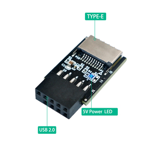 Scheda madre USB 3.1 pannello frontale chiave presa-un tipo-E A USB 2.0 9pin connettore adattatore di estensione intestazione per Computer - Product Image 3