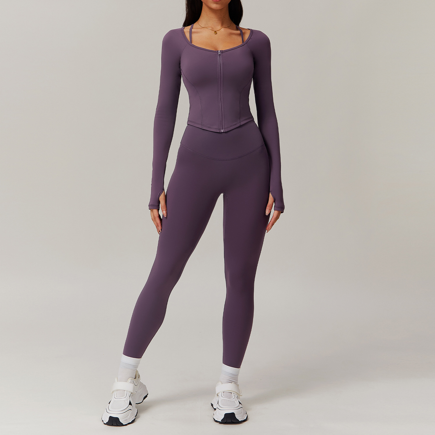 manches longues + pantalon violet