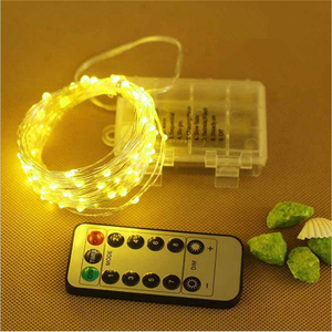 8-Mode <strong>Remote</strong> Control LED Fairy <strong>String</strong> <strong>Lights</strong> 33ft Copper Wire Battery Operated Waterproof IP65 Christmas <strong>Lights</strong> with <strong>Timer</strong> - Product Image 5