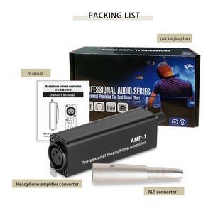 Professional Passive Headphone Converter XLR Stereo Audio Plug Play 2024 with Volume Control for Live Stage Amplifier Converter - Product Image 6