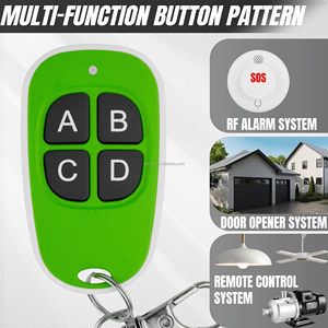 Top Choice 433MHz 4 pulsante codice personalizzabile a distanza supporta l'abbinamento Multi dispositivo per porte da Garage - Product Image 4