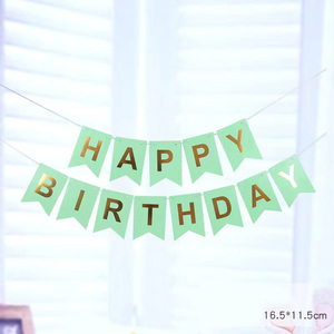 Banderines colgantes con letras estampadas, banderines triangulares para fiestas y celebraciones - Product Image 4