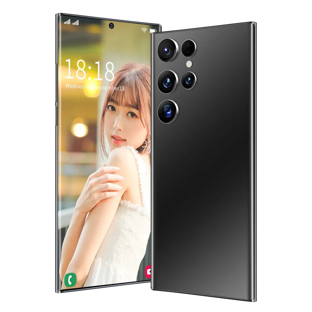 Разблокированный 6,8 дюймов 5 г 512 ГБ Android Celulares телефон сотовый смартфон S23 ультра дешевый мобильный телефон