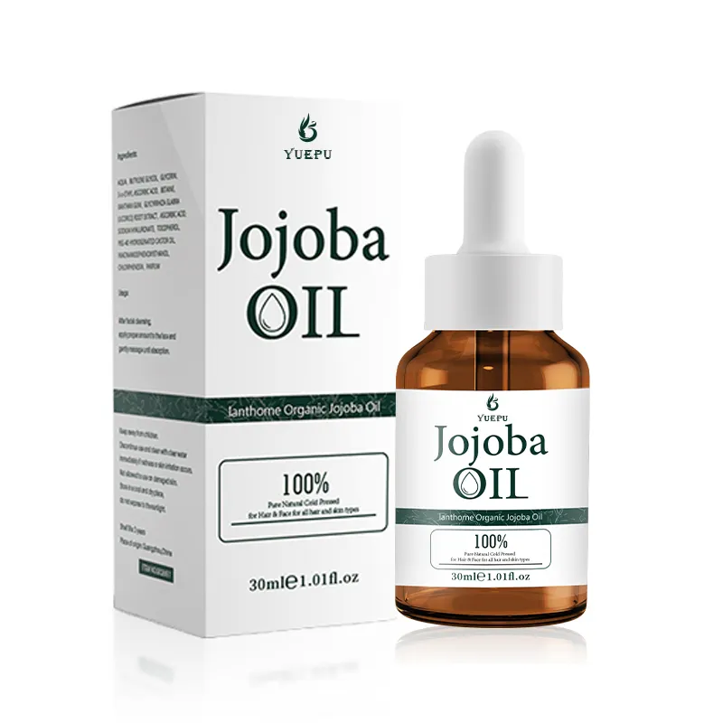 Grosir 30ml perawatan kulit alami Jojoba minyak Label pribadi kelapa organik alpukat pijat tubuh minyak rambut siput