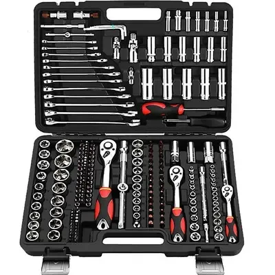 216 Pcs Tool Set Hand Kit Auto Repair Garden Box Mecânico Automotive Sets para carro Motocicleta Kit Ferramentas