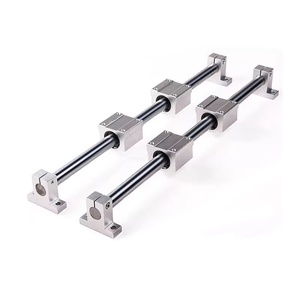 2pcs <strong>Linear</strong> Rail SBR20 <strong>Linear</strong> Guide 1000mm <strong>20mm</strong> <strong>Linear</strong> Rails 4 Pcs SBR20UU Ball Bearing <strong>Block</strong> CNC Router - Product Image 1