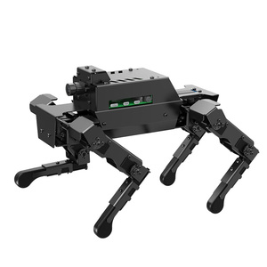 12DOF masaüstü Metal Robot köpek biyonik DOGZILLA S1 AI görüş kamera ahududu Pi için 4B desteği Python programlama