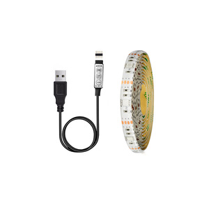 5V <strong>1M</strong> 2M 3Meter 5M Nonwaterproof RGB 5050SMD <strong>Led</strong> Strip Can Change Color for TV Background Lighting With USB IR Controller - Product Image 1