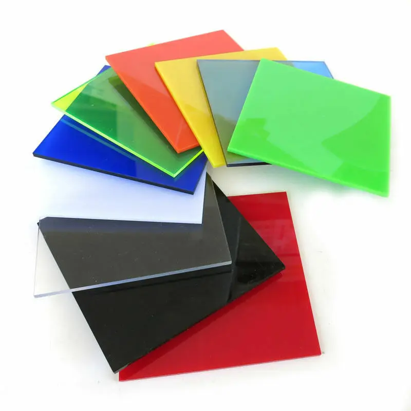 Factory 100% Virgin PMMA Clear and Color 2mm 3mm 4mm 5mm 10mm Cast Acrylic Sheets for Ad Use