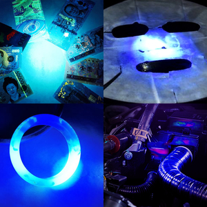 Xách tay 365nm LED <span class=keywords><strong>UV</strong></span> đèn pin mini tia cực tím đèn IP65 Nhôm Cơ thể AA pin phụ kiện Detector Torch cho chăm sóc vật nuôi - Product Image 5