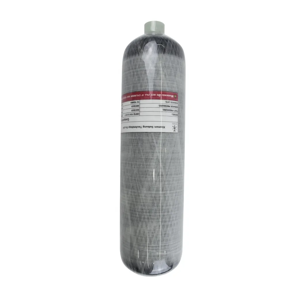 GP 4500psi-tanque de Paintball comprimido, botella Pcp blanca de fibra de carbono, 300bar, 30mpa, 3L