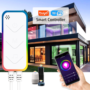 Лидер продаж 2023, умный контроллер светодиодной ленты Tuya с Wi-Fi, RGB, 4pin или RGBW, 5pin по выбору - Product Image 3