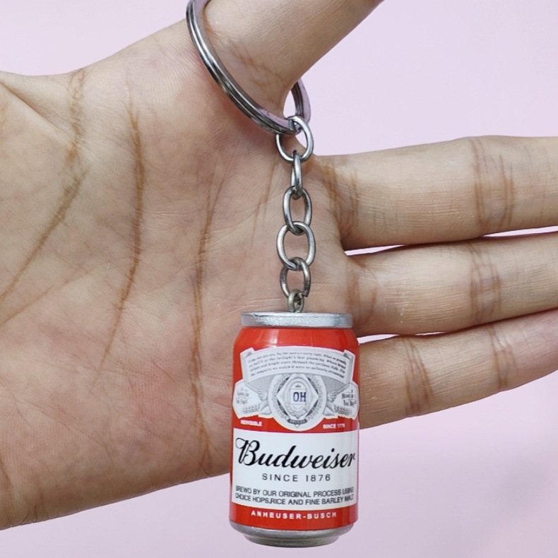 Porte-clés Budweiser rouge
