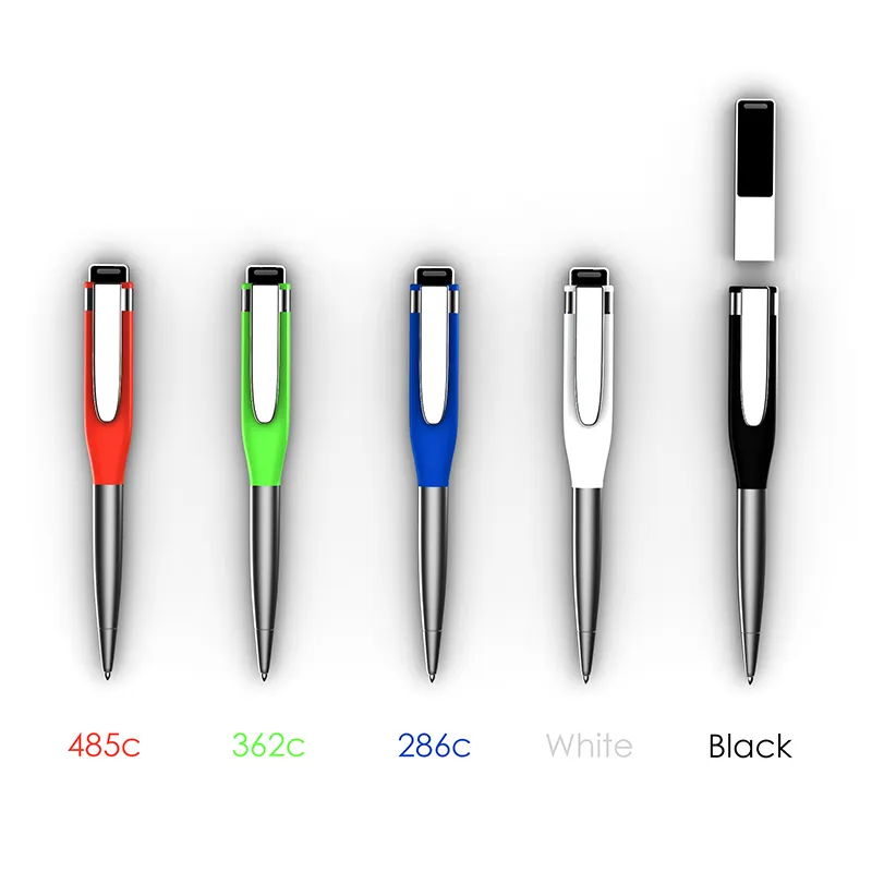 Pen forma usb stick Memory Stick 128GB 64GB 32GB 16GB 8GB 4GB 2GB 1GB Metal Pen Drives Venta al por mayor U Disco Usb Sticks