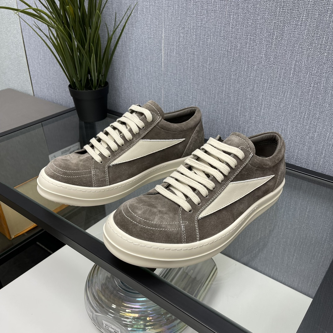 Grey suede cowhide