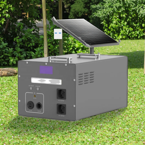 Portable 1KW 2KWh Solar Power <strong>System</strong> AC DC Output Polycrystalline Silicon Solar Panel MPPT/<strong>PWM</strong> Controller for Home Appliances - Product Image 1