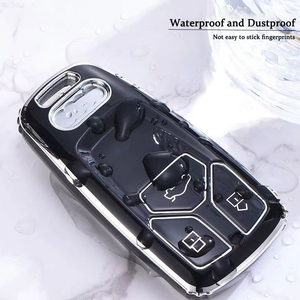ฝาครอบเคสกุญแจรีโมตรถยนต์ทำจากซิลิโคนสำหรับรถ Audi A4 B9 A5 A6L A6 S7 S5 S4 8W Q7 4M Q5 TT ปลอกป้องกัน TPU แบบนิ่มอุปกรณ์เสริมที่ทันสมัย - Product Image 4