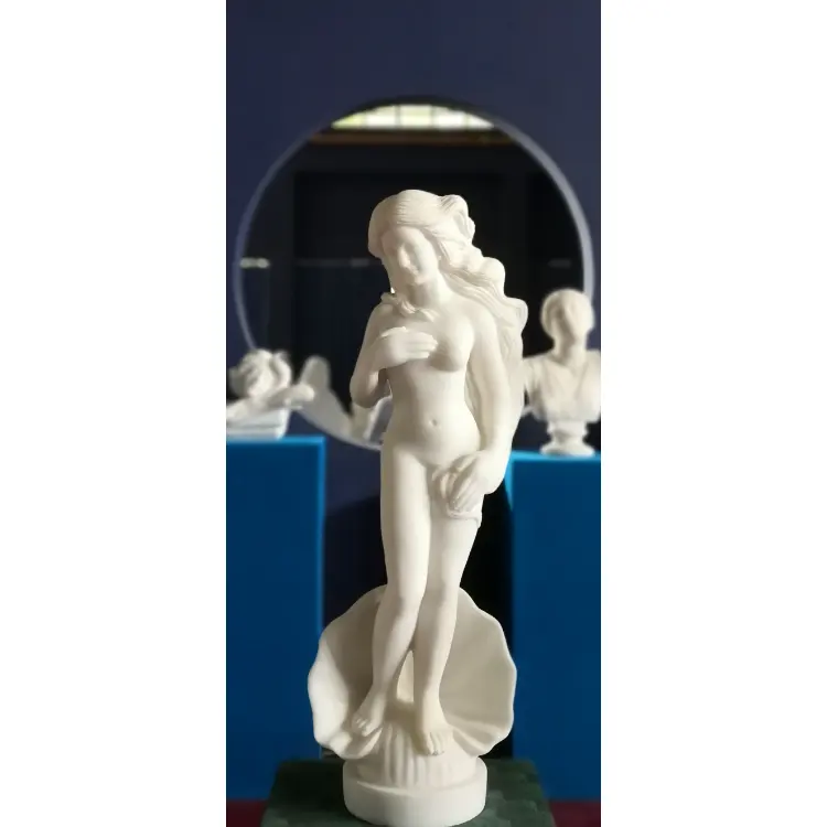Escultura abstracta de uva para jardín, estatua de Ángel de granito para señora, diosa, mármol
