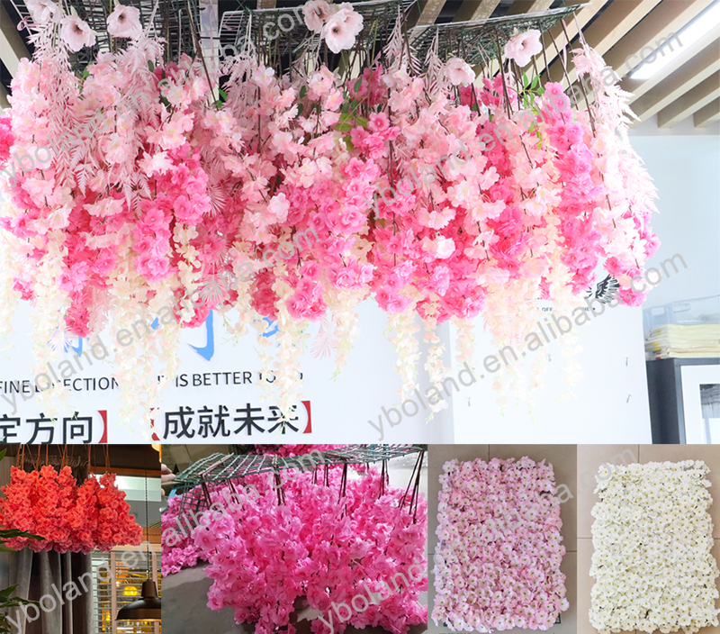 cherry blossom flower wall