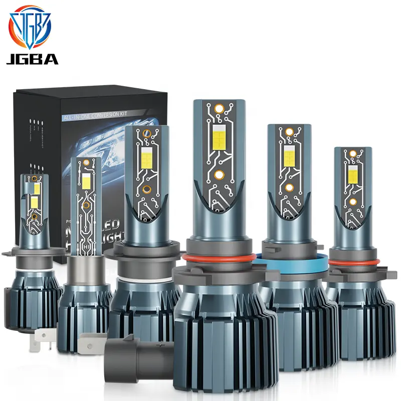 JGBA H7 LED E2 car led headlight bulbs CSP halogen size H1 H3 880 H4 H7 H8 H11 9005 HB3 9006 HB4 9012 HIR2 car fog lamp H7 led b