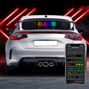<strong>LED</strong> Matrix Pixel Screen Panel Addressable Flexible Scrolling Sign Pastable <strong>LED</strong> Display <strong>DIY</strong> RGB Pattern Text for Car Windows - Product Image 6