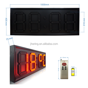 Jhering da esterno orologio da parete industriale da 12 pollici ampio Display digitale a LED a 7 segmenti con Timer per il conto alla rovescia della temperatura - Product Image 3