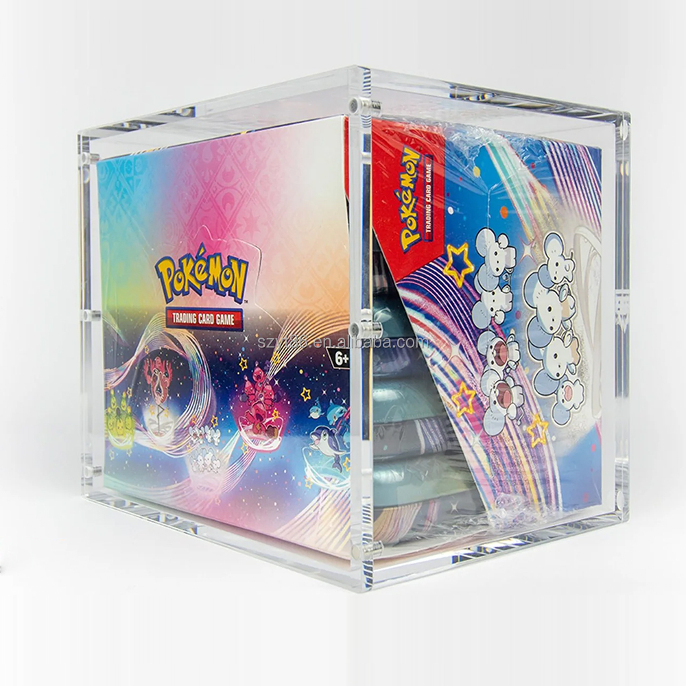 Boîte de présentation en acrylique pour mini figurines Pokémon, lot de 8