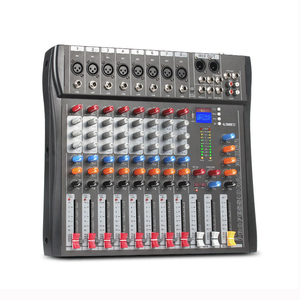 8-way Dj denetleyici mikser sahne bant performans USB Blueteeth DJ konsol karıştırıcılar ile ses ses ekipmanı/amplifikatörler/hoparlörler - Product Image 1