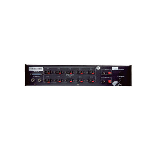 Selector de altavoz de 2x5 y 10 zonas, con 2 entradas de amplificador y 2 grupos de salidas de altavoz