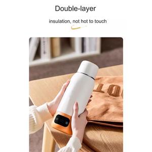 New Design <strong>Portable</strong> Temperature <strong>Control</strong> Stainless Steel Electric Heating Smart Insulation Cup Water Bottle - Product Image 2