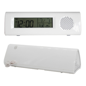 Triangolo 3 In 1 FM Radio torcia di emergenza torcia digitale luce notturna calendario sveglia - Product Image 3