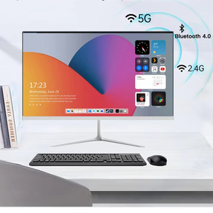 フルセット24 "デスクトップコンピュータオールインワンIPS USB LCDコアI5 DDR3 SSD新しいビジネスゲームモノブロックAio PCオールインワン米国/EU - Product Image 1