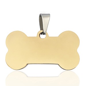 Free Design Benutzer definierte gravierte Edelstahl Haustier QR-Code Hund ID Tag Halskette plattiert und Druckguss Modell für Souvenir Verwendung - Product Image 2