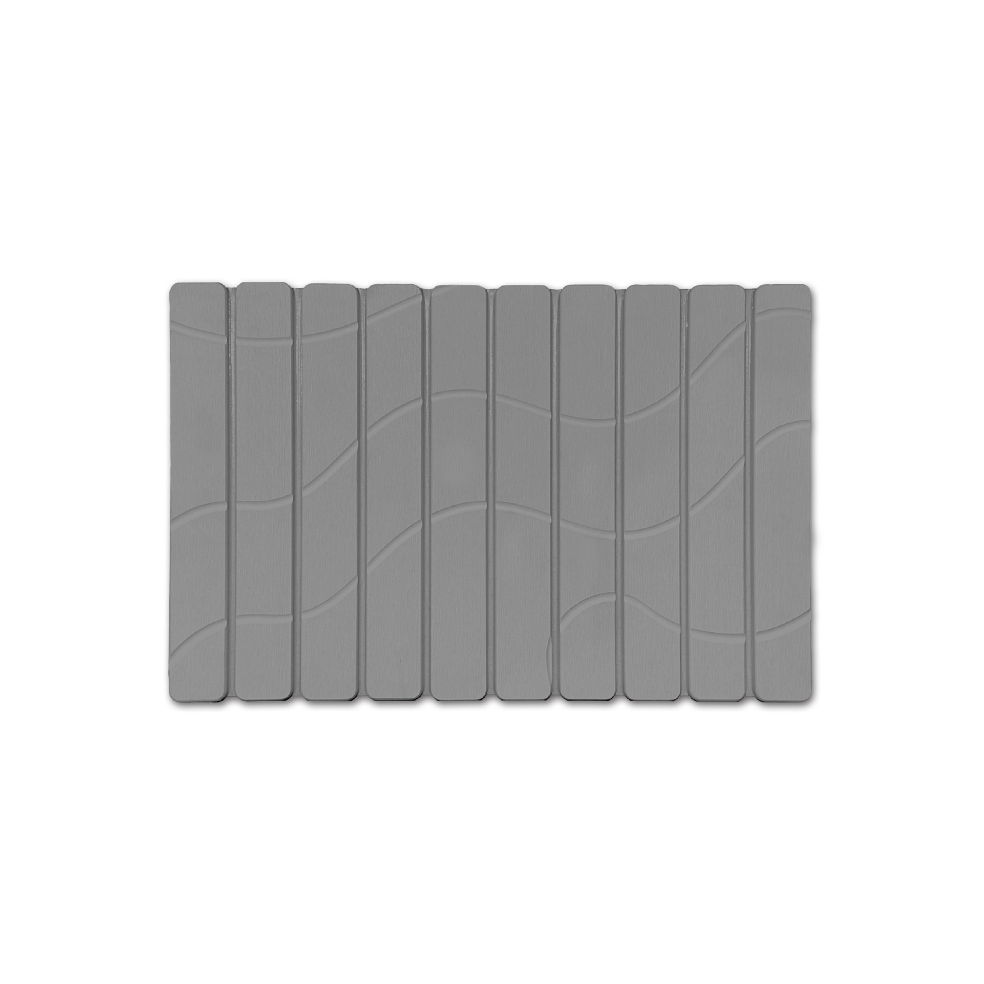 Folded Curve - Medium Gray