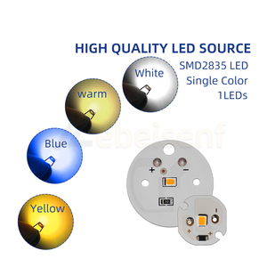 17 & 31 mm yuvarlak LED lamba kaynak kurulu 5V DC 0.5W 1W SMD2835 1LEDs tek renk sıcak/beyaz/sarı/mavi LED modül lambaları paneli - Product Image 3