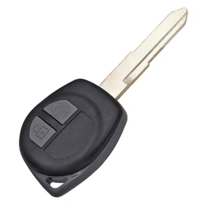 車のキーシェル車両キー2ボタンスズキ用ノーカットキーブレード付きリモートカバー交換 - Product Image 3