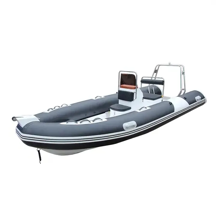 Ce Appro Luxury Deep V Orca Steering Console 16 Ft Hypalon Rigide Gonflable 16ft Rib Boat 480 Avec Moteur