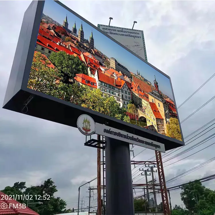 P8 SMD outdoor led digital sign board fixed installation led display
