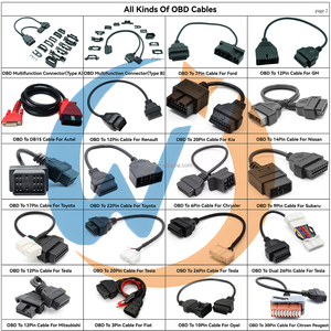 可定制OBDII OBD2电缆OBD收集公母扩展分离器各种长度端口OBD1至OBD2适配器 - Product Image 2