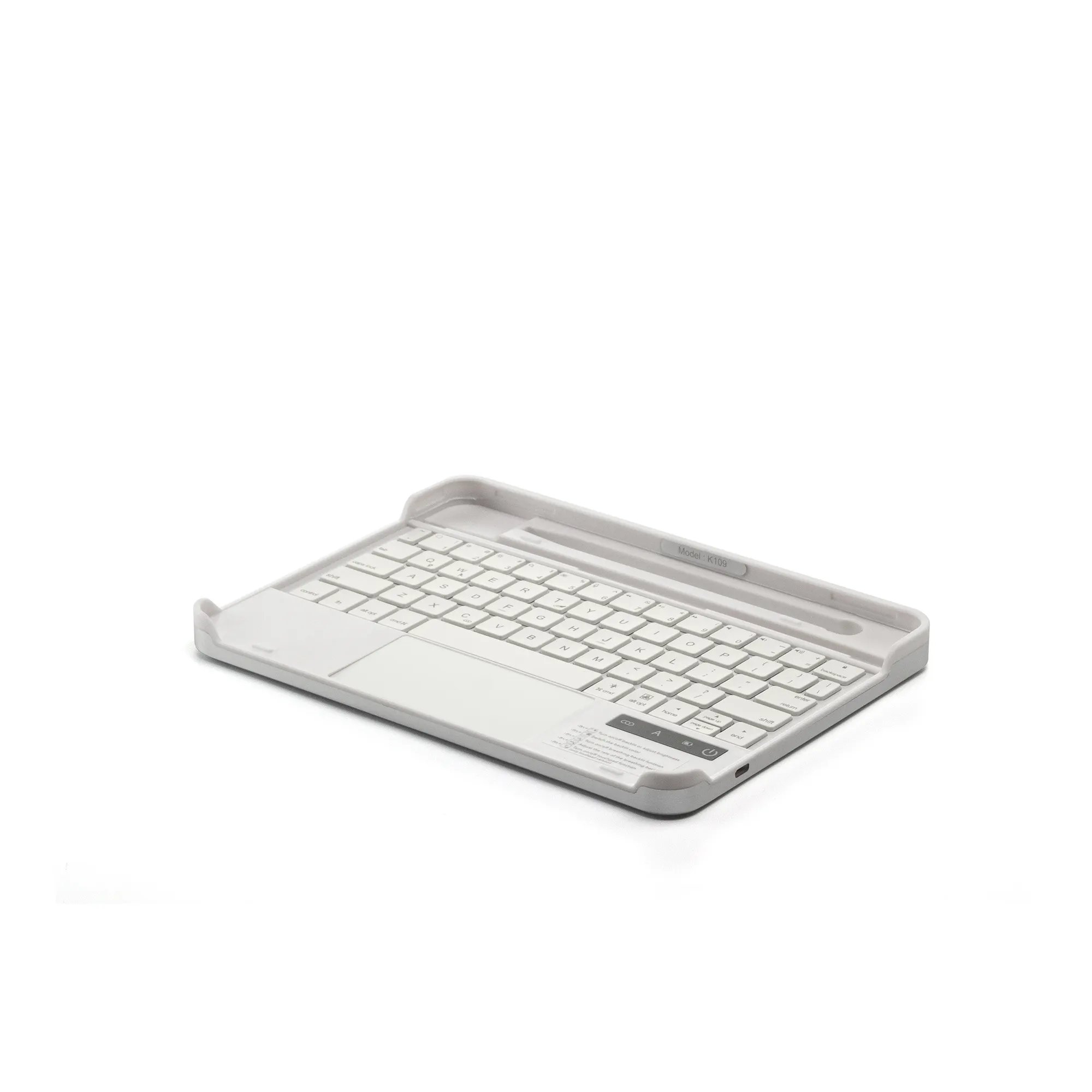 NUEVA llegada Hermoso teclado inalámbrico inteligente retroiluminado RGB para iPad Pro 11 pulgadas 2020 con ranura para lápiz