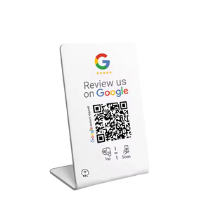 Kunden spezifischer QR-Code programmier bar Google Review Stand NFC-Karte/Display Stand Hub Tisch Bewertung NFC-Karte - Product Image 1