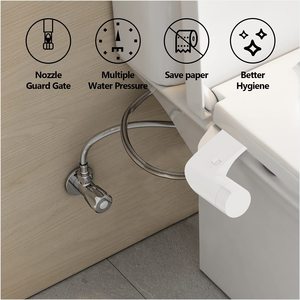 GALENPOO sıcak ve soğuk bide tuvalet eki olmayan elektrikli bide eki ile açı ayarlanabilir meme tatlı su püskürtücü Me - Product Image 6