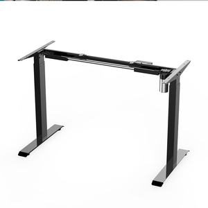 Soporte para ordenador de oficina, marco de escritorio, ancho de haz y altura, estación de trabajo eléctrica ajustable, Base de mesa de PC para juegos, patas de Metal - Product Image 2