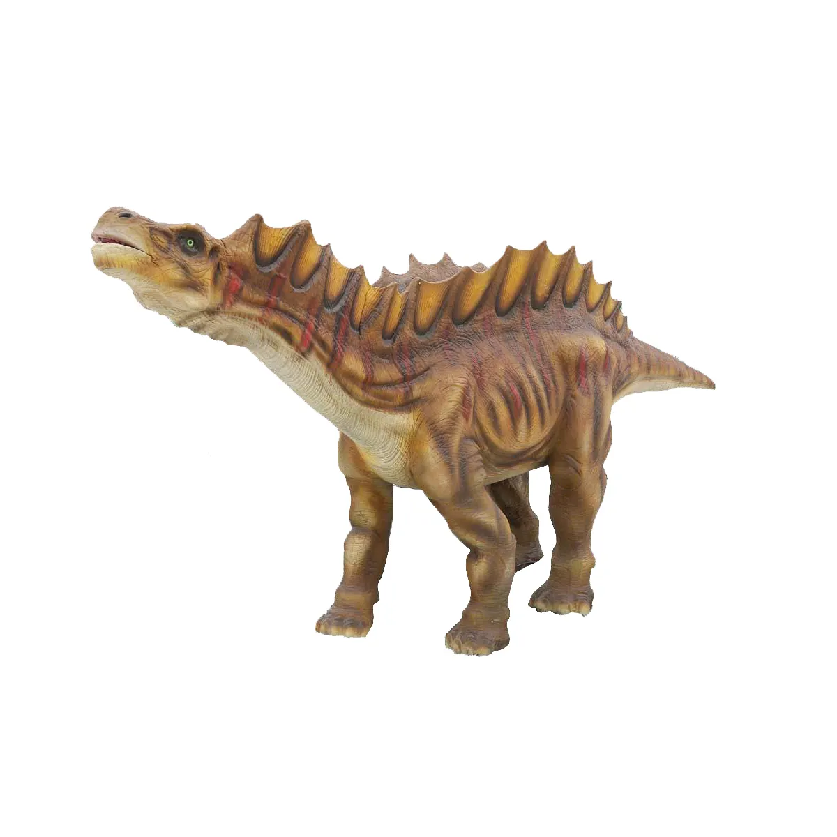 Grande modelo realístico comercial interativo do dinossauro para a mostra do parque temático do dinossauro