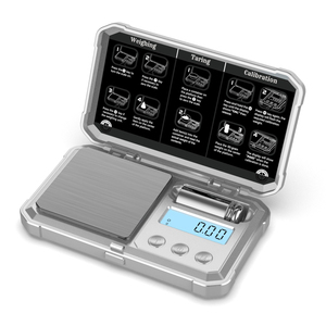 เครื่องชั่งดิจิตอลขนาด200กรัม x 0.01กรัมขนาดเล็กสีทองน้ำหนักดิจิตอล - Product Image 3