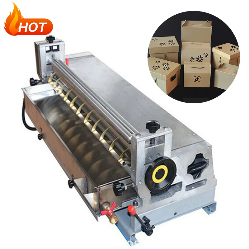 Papiervel Automatische Invoer-En Plaklijm Machine Zelfklevende Coatingstrooier Lederen Smeltpapier Lijmmachine Te Koop