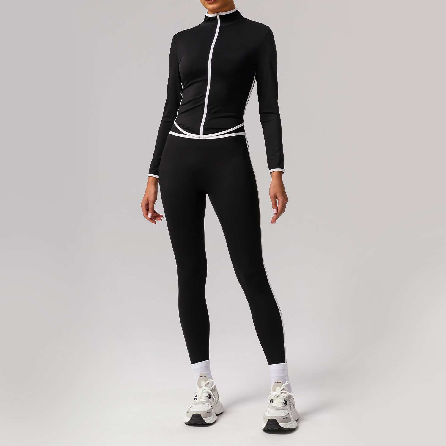 Black (pants + jacket)